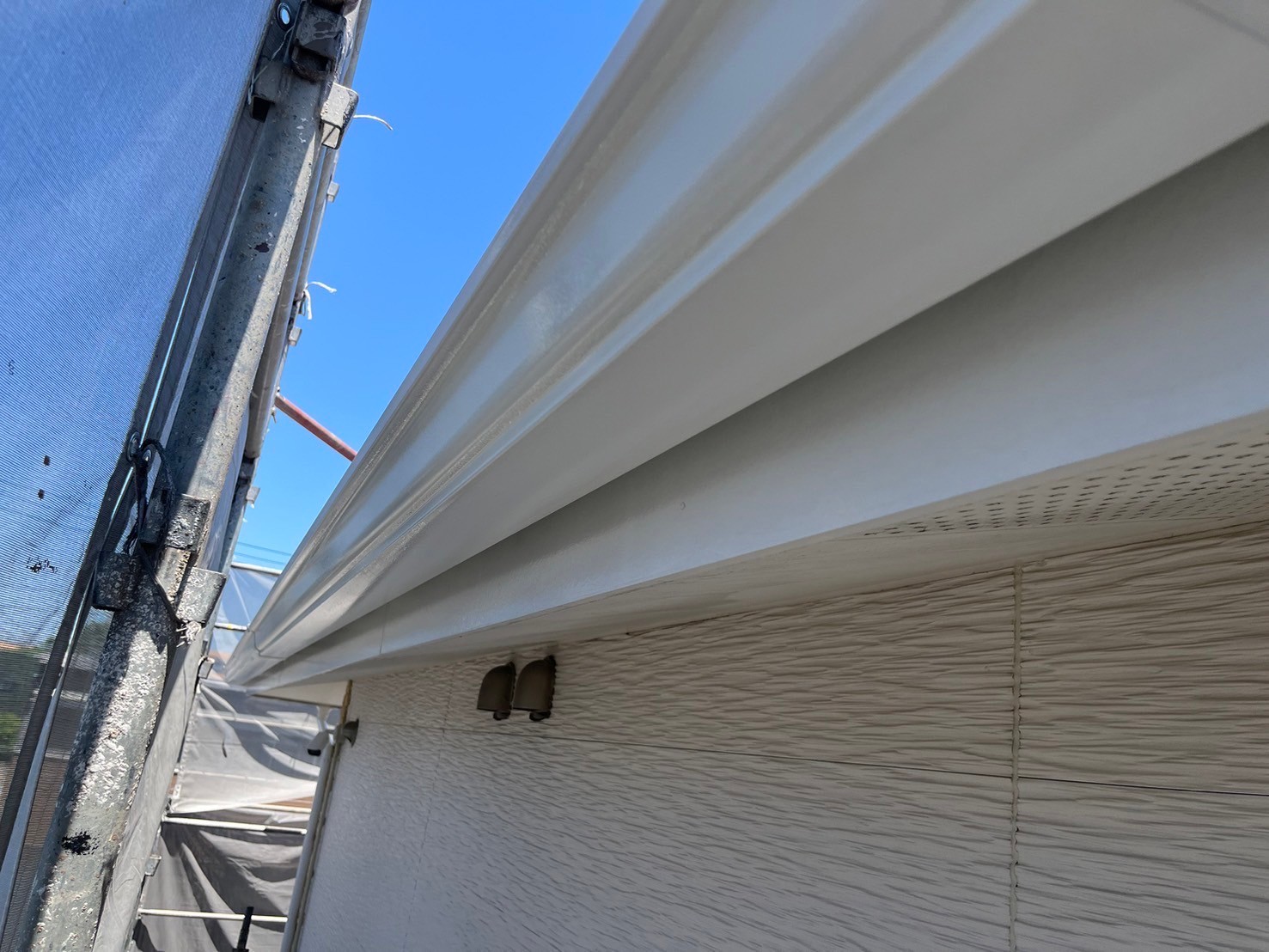 熊本市東区　外壁は奇麗だけど付帯部が劣化していたお住まいの付帯部塗装工事
