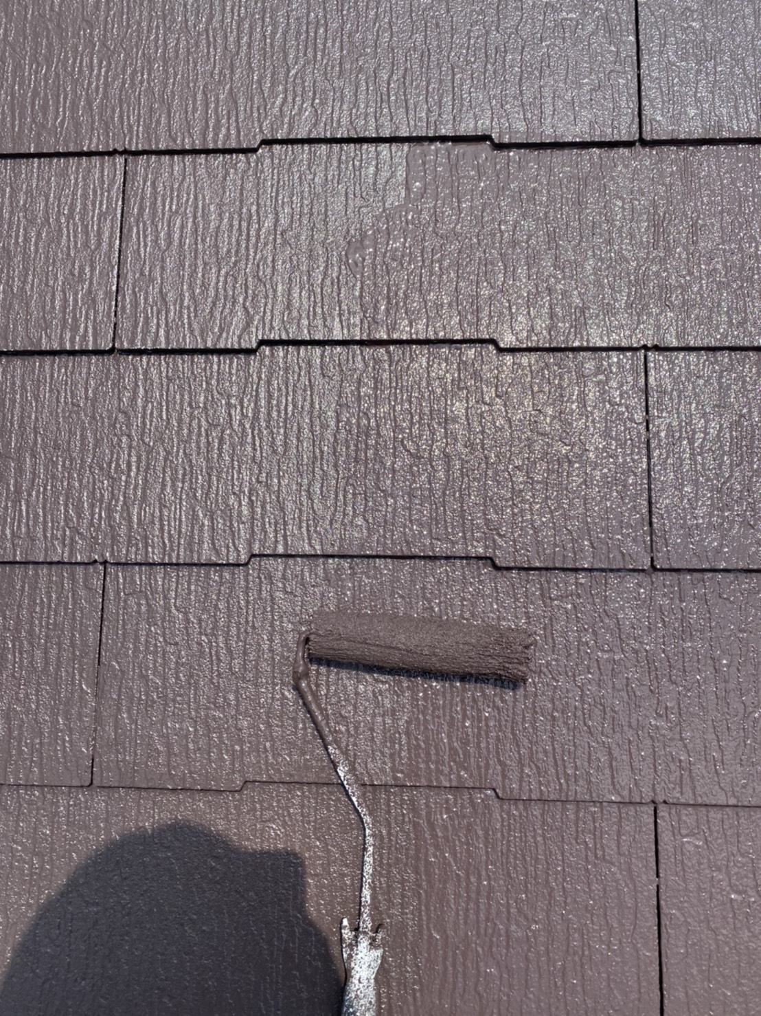 大津住宅屋根遮熱ラジカル外壁ラジカル塗装一部クリアフッ素